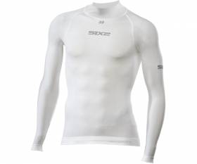 Lupetto SIX2 long sleeves BreezyTouch WHITE CARBON - XS/S