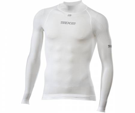 TS3LXLX---BI Lupetto SIX2 long sleeves BreezyTouch WHITE CARBON - XL/XXL