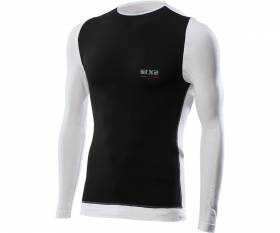 T-shirt SIX2 maniche lunghe WindShell WHITE CARBON - XS