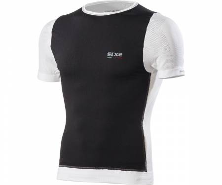 U00TS7XSBIFI T-shirt SIX2 manches courtes WindShell WHITE CARBON - XS