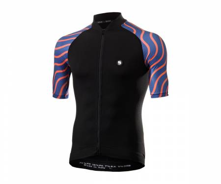 FAJE SIX2 FANCY short sleeve cycling jersey RED&BLUE