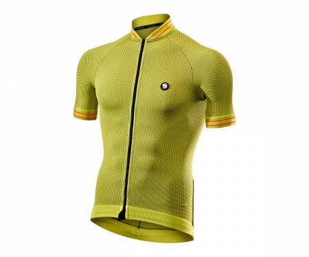 BK3U SIX2 CLIMA short sleeve cycling jersey YELLOW/BLACK
