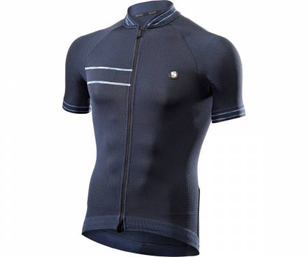BKCL SIX2 CLIMA short sleeve cycling jersey AVIO/LIGHT BLUE