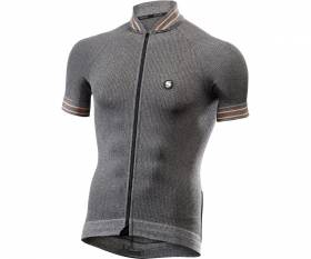 SIX2 CLIMA short sleeve cycling jersey GREY/BLACK