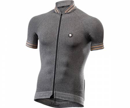 BKCL SIX2 CLIMA short sleeve cycling jersey GREY/BLACK