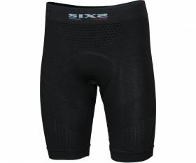 Shorts de ciclismo sin tirantes SIX2 BLACK