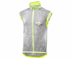 SIX2 Windproof vest TRASPARENT/YELLOW 