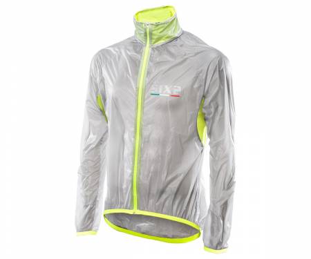 AWMANT SIX2 Waterproof cape TRASPARENT/YELLOW FLUO