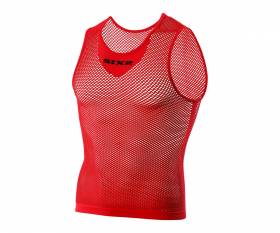 SIX2 Color mesh sleeveless jersey RED