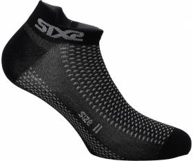 SIX2 No-show socks BLACK CARBON