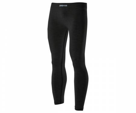 PNXM-SMWO-NE Leggings SIXS Merinos Carbon Underwear WOOL BLACK - S/M