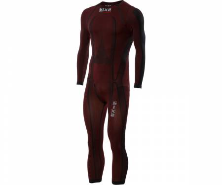 STX-XSS---DR Undersuit SIXS whole wheat DARK RED - XS/S
