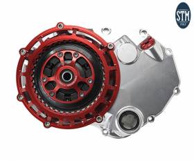 Kit With Evo Sbk Clutch With 48D Bell And Discs New Engine Cover Machined From Solid Stm Ducati Diavel 2010 > 2018