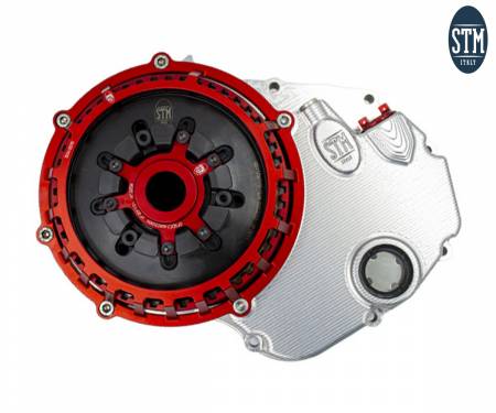 KTT-1900 Kit Evo Sbk Clutch With 48D Bell Discs New Engine Cover Machined From Solid Stm Ducati Multistrada 1260