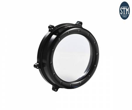 ODU-N100 Carter Bano Aceite Transparente Alisar Stm Color Negro Ducati Panigale 1199 2012 > 2014