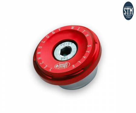 SDU-R100 Tapon De Proteccion Agujero Carenado Diametro 20Mm Stm Color Rojo Ducati 