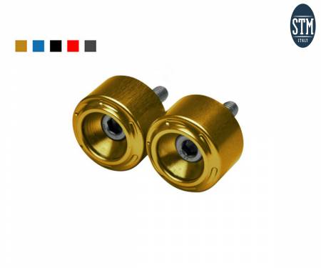 SKW-G010 Bar End 2 Pcs M8X20 Small Stm Color Gold Kawasaki 