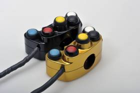 Handlebar Switch 5 Buttons Left Standard Stm Color Gold  