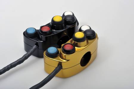 SUN-G310 Handlebar Switch 5 Buttons Left Standard Stm Color Gold  