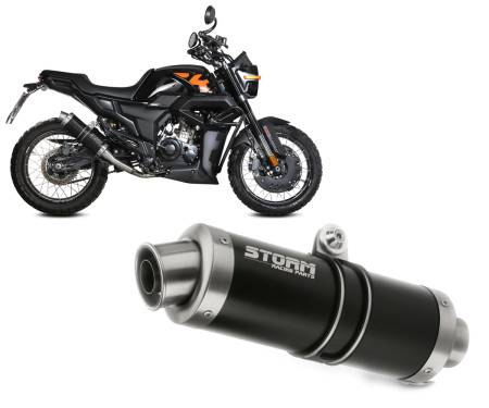 74.Z.003.LXSB Full System Exhaust 1x1 Storm GP Black for ZONTES ZT 125 GK 2021 > 2024