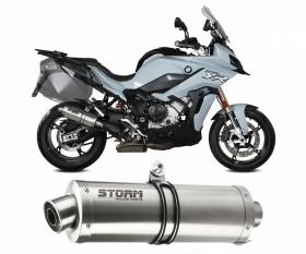 Exhaust Muffler Storm By Mivv Oval Stainless Steel BMW S 1000 XR 2020 > 2022