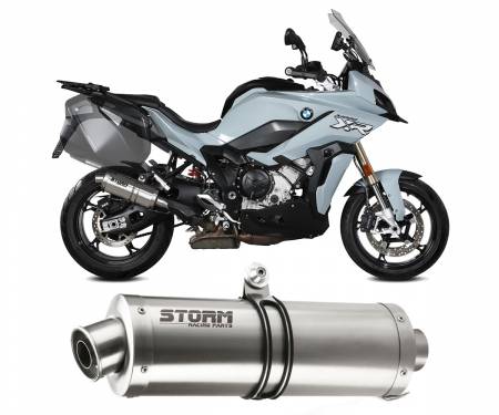 74.B.039.LX1 Exhaust Muffler Storm By Mivv Oval Stainless Steel BMW S 1000 XR 2020 > 2022