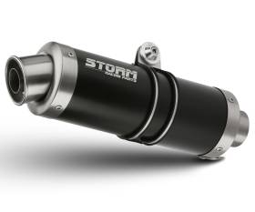 Exhaust Storm by Mivv Muffler GP Black Steel for CF Moto CL-X 700 2023