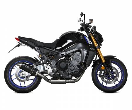 74.Y.066.LX1B Escape Completo Storm By Mivv Oval Black Acero Negro YAMAHA MT 09 2021 > 2023