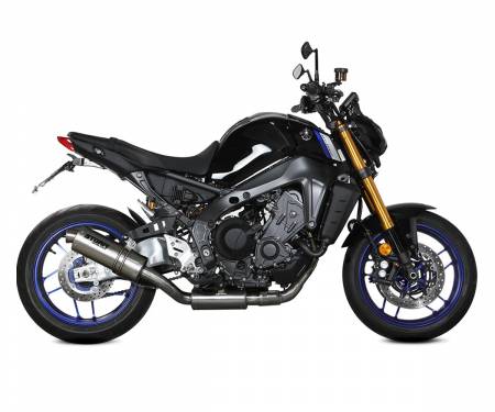 74.Y.066.LX1 Full Exhaust Storm By Mivv Oval Stainless Steel YAMAHA MT 09 2021 > 2023