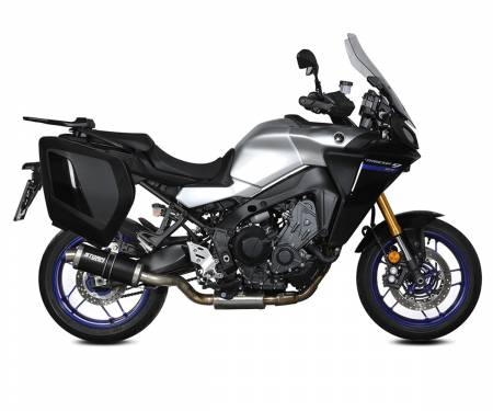 74.Y.069.LX1B Scarico Completo Storm By Mivv Oval Black Acciaio Nero YAMAHA Tracer 9 GT 2021 > 2022