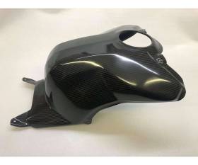 Strauss Carbon Carbon Tank Shroud V4Rs Twill 400 Polished for DUCATI PANIGALE V4R 2012 > 2024