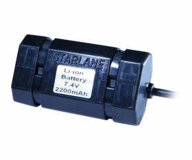 STARLANE 7.4V 2.2Ah Li-Ion battery to be charged only with the specific charger code: BCLIMV