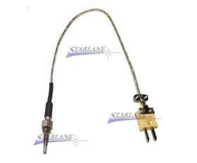 STARLANE Type K Thermocouple Professional exhaust gas temperature sensor with open joint, M5 male thread