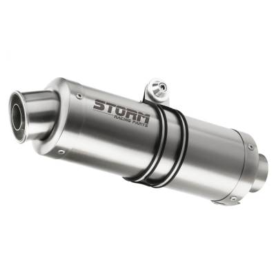 74.A.003.LXS Exhaust Storm by Mivv Muffler Gp Steel for Aprilia Tuono Fighter 1000 2002 > 2005