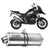 Exhaust Storm by Mivv Muffler Oval Steel for Bmw R 1250 Gs 2018 > 2023