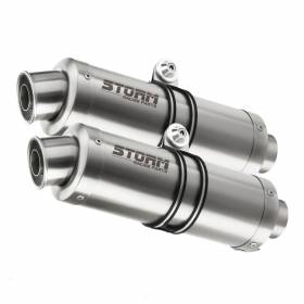 Exhaust Storm by Mivv Mufflers Gp Steel for Ducati Monster 750 1999 > 2002