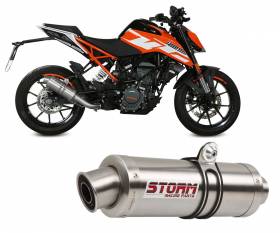 Exhaust Storm by Mivv Muffler Gp Steel for Ktm Rc 125 2017 > 2020