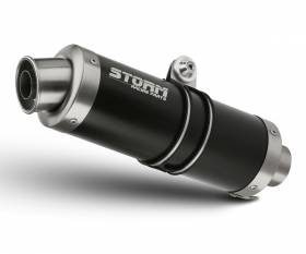 Exhaust Storm by Mivv black Muffler Gp Steel for Suzuki Gsx-r 750 2011 > 2017
