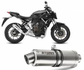 Full System Storm by Mivv Muffler Gp Steel Complete for Yamaha Mt-07 2014 > 2020