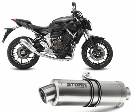 74.Y.045.LXS Full System Storm by Mivv Muffler Gp Steel Complete for Yamaha Mt-07 2014 > 2020
