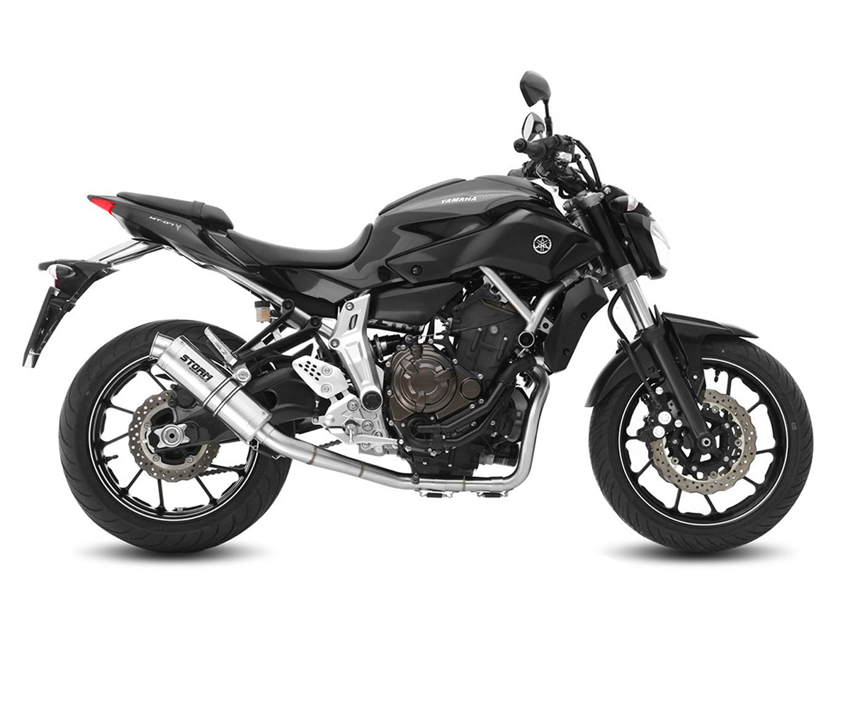 Kit échappement Complet Storm By Mivv Gp Inox Pour Yamaha T-max 500 2008-2011