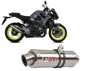 Auspuff Storm by Mivv Schalldampfer Gp Stahl fur Yamaha Mt-10 2016 > 2021