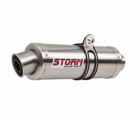 Exhaust Storm by Mivv Muffler Oval Steel for Yamaha Yzf 1000 R1 1998 > 2001