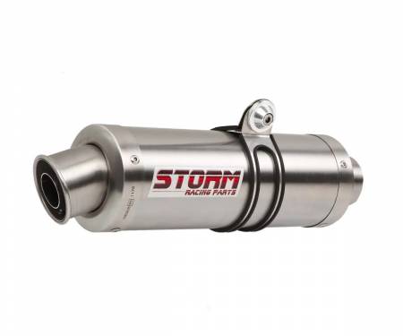 74.Y.001.LX1 Exhaust Storm by Mivv Muffler Oval Steel for Yamaha Yzf 1000 R1 1998 > 2001