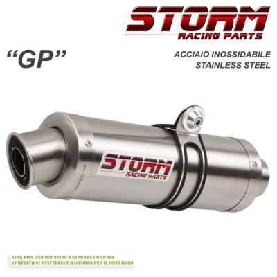 74.Y.001.LXS Exhaust Storm by Mivv Muffler Gp Steel for Yamaha Yzf 1000 R1 1998 > 2001
