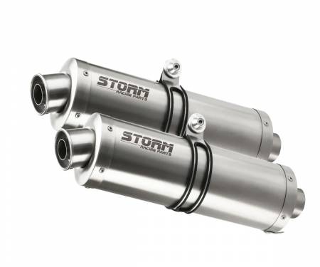 74.D.025.KXS Catalyzed Exhausts Storm by Mivv Gp Stainless Steel Ducati Monster 795 2012 > 2014