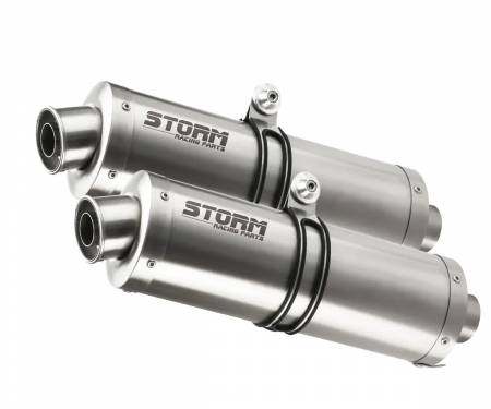 74.Y.014.KX1 Catalyzed Exhausts Storm by Mivv Oval Stainless Steel Yamaha Tdm 900 2002 > 2014
