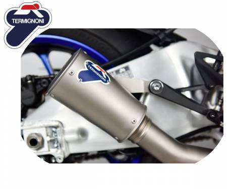 Y123094SO03 Stainless Steel Muffler Exhaust + Decat Termignoni for Yamaha R1 Decat 2015 > 2021