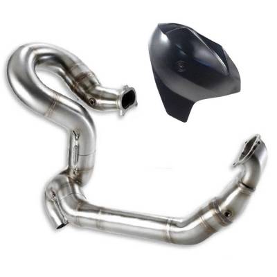 96480151A Ducati Panigale 1199 R 2014 > 2016 Manifold Termignoni Stainless Steel 