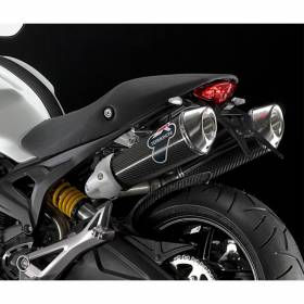 Ducati Monster 696 2008 > 2014 Terminals Termignoni Exhaust Carbon 